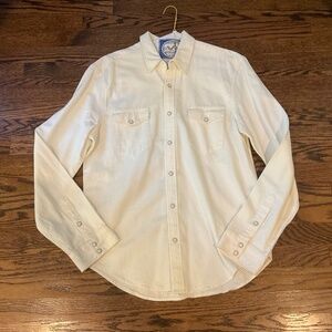 Men’s Gap size L long sleeved white shirt